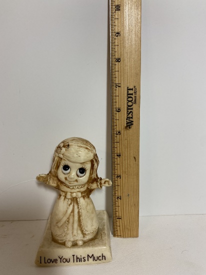 1976 "I Love You This Much" Little Girl Figurine
