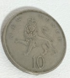 Great Britain 1973 Elizabeth ll 10 New Pence