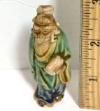 Vintage Miniature Chinese Pottery Figurine