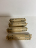 4 Rolls of Old Pennies