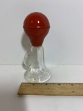 Vintage Glass Breast Pump with Rubber End