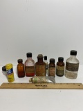 Vintage Lot of Glass Medicine Bottles