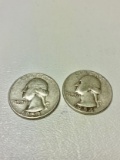 1953 & 1954 Silver Quarters