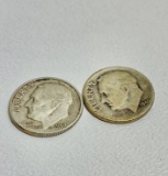 1963 & 1946 Silver Dimes