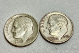 1946 & 1962 Silver Dimes