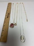 Lot of 4 Various Necklaces