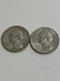 1962 & 1964 Silver Quarters