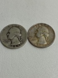 1949 & 1963 Silver Quarters