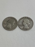 1941 & 1962 Silver Quarters