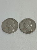 1962 & 1958 Silver Quarters