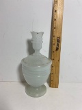 Beautiful Frosted Glass Lidded Candy Dish