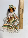Vintage Plastic Doll Made in Bermuda