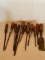 Vintage Lot of Screwdrivers with Wooden Handles
