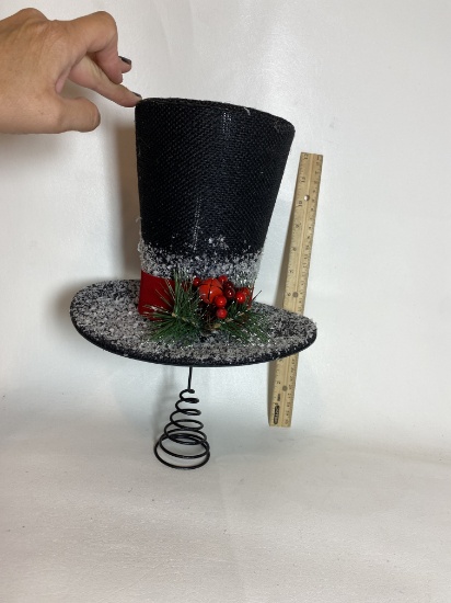 Snowman Hat Tree Topper