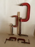Lot of 4 Metal Clamps