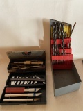 Lot of Assorted Drill Bits & Exacto Knives