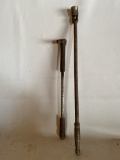 Lot of 2 Huge Socket Wrenches