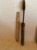 Antique Soldering Iron with Wooden Handle