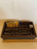 Box Lot of Assorted Size Drill Bits