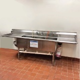 Stainless Steel 3 Compartment Sink