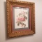 Pair of Coordinating Framed Floral and Butterfly Prints