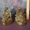 Gold Tone Roses Bookends