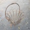 Large Wrought Iron Decorative Basket with Handle