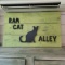 Wood Sign “Ram Cat Alley”