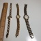 Lot of 3 Ladies Watches - Pulsar Gold Tone