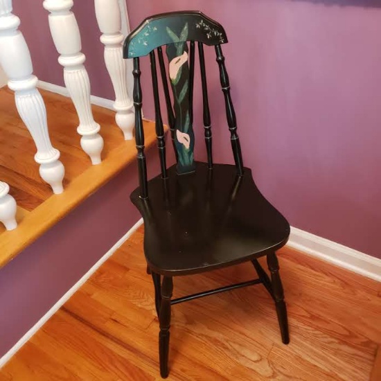 Hand Painted Victorian Spoke Chair