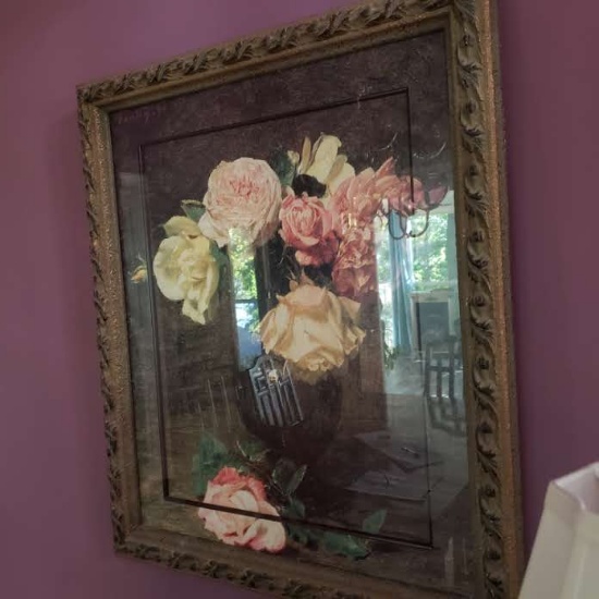 Beautifully Framed Floral Print