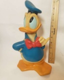Vintage Plastic Donald Duck Character Bank