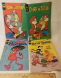 Lot of 4 Vintage Comic Books - Pink Panther and More