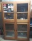 Solid Wood Display Cabinet and Contents