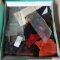 Shoe Box Lot of Stained Glass Pieces