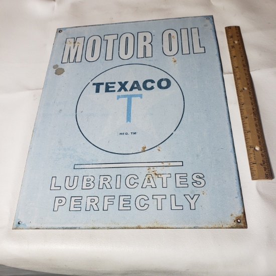 Texaco Motor Oil Reproduction Metal Sign