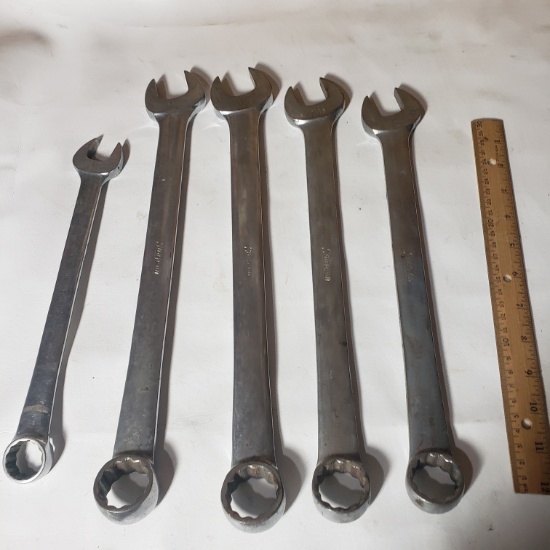 Lot of 5 Snap On Tools Wrenches