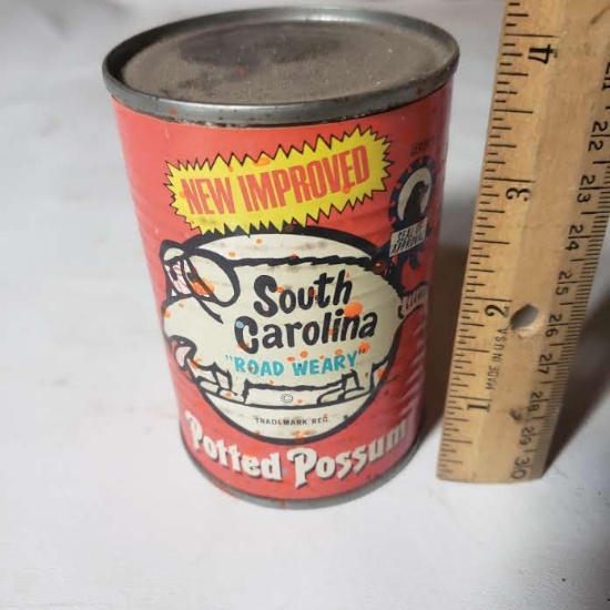 Vintage South Carolina Canned Possum