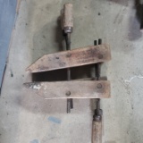 Pair of Small Vintage Jorgensen Wood Clamps