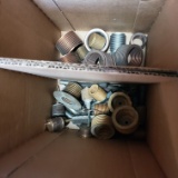 Box Lot of Thin Copper and Brass Rings