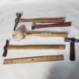 Lot of 5 Assorted Hammers