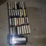 Tenna 8 Track Car Radio and Assorted 8 Tracks