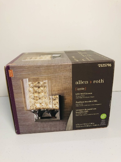 New in Box Allen Roth LED Wall Sconce