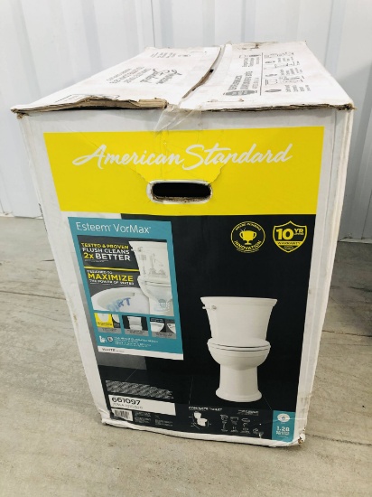 New in Box Esteem Vormax American Standard Complete Toilet