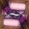 Box Lot of Ribbon - Pink and Purple