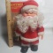 10” Vintage Walking Musical Santa