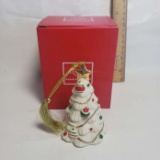 Lenox Porcelain Christmas Ornament -Tree