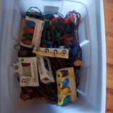 Tote Lot of Assorted Vintage Christmas Lights