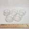 Lot of 5 Vintage Glass Salt Cellars