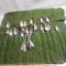 Lot of 42 Silver Plated Antique Spoons - Monogrammed